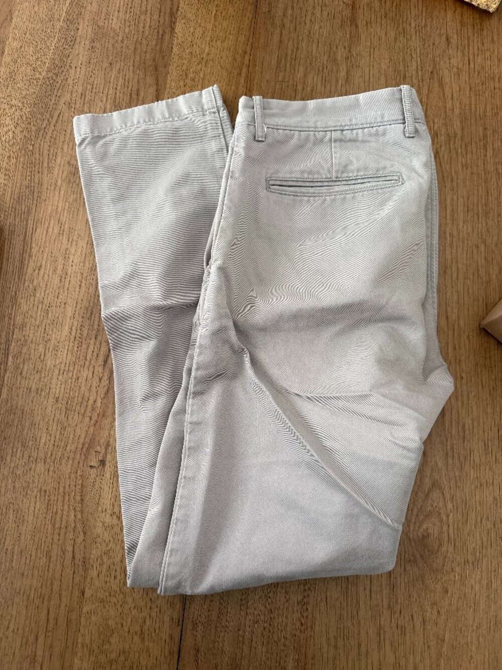 J. Crew 484 Broken In Chinos Gray W32 L34 100% Cotton